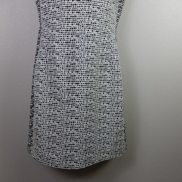 Banana Republic Factory Black and White Sleeveless Open Back Dress Size 8 - Picture 3 of 10